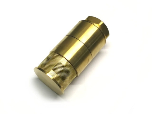 Zawór zwrotny mosiężny 2-grzybkowy 1.1/2” DN40 z filtrem (zawór ssący z koszem)