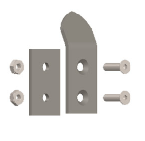 Wieszak pistoletu do kieszeni LPG Group (blaszka hak) zestaw NBL 0116