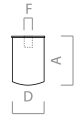 PIUSI: Wkład filtra paliwowego 60l/min 3/4” 10μm (Cartridge)