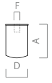 PIUSI: Wkład filtra paliwowego 100l/min 1.1/4” 10μm (Cartridge)