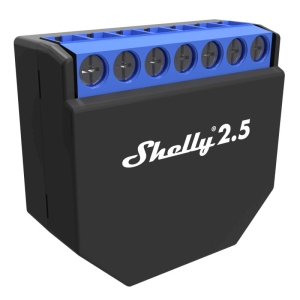 Shelly 2.5 - 2-kanałowy sterownik WiFi (światła, rolety, markizy, bramy)