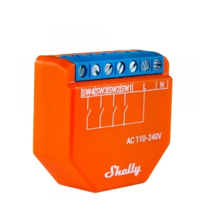 Shelly PLUS i4 - kontroler/aktywator scen WiFi dla 4 wejść