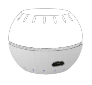 Shelly H&T USB Adapter White (biały) - adapter zasilania microUSB